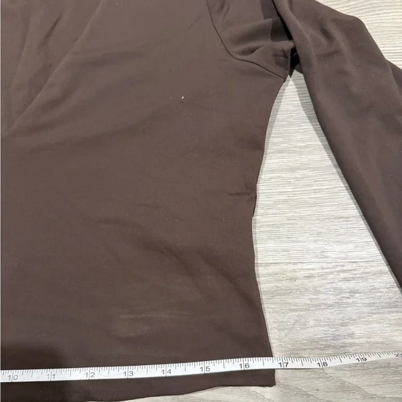 ARITIZA Babaton Contour Long Sleeve Brown Top Size XL - Picture 8 of 8